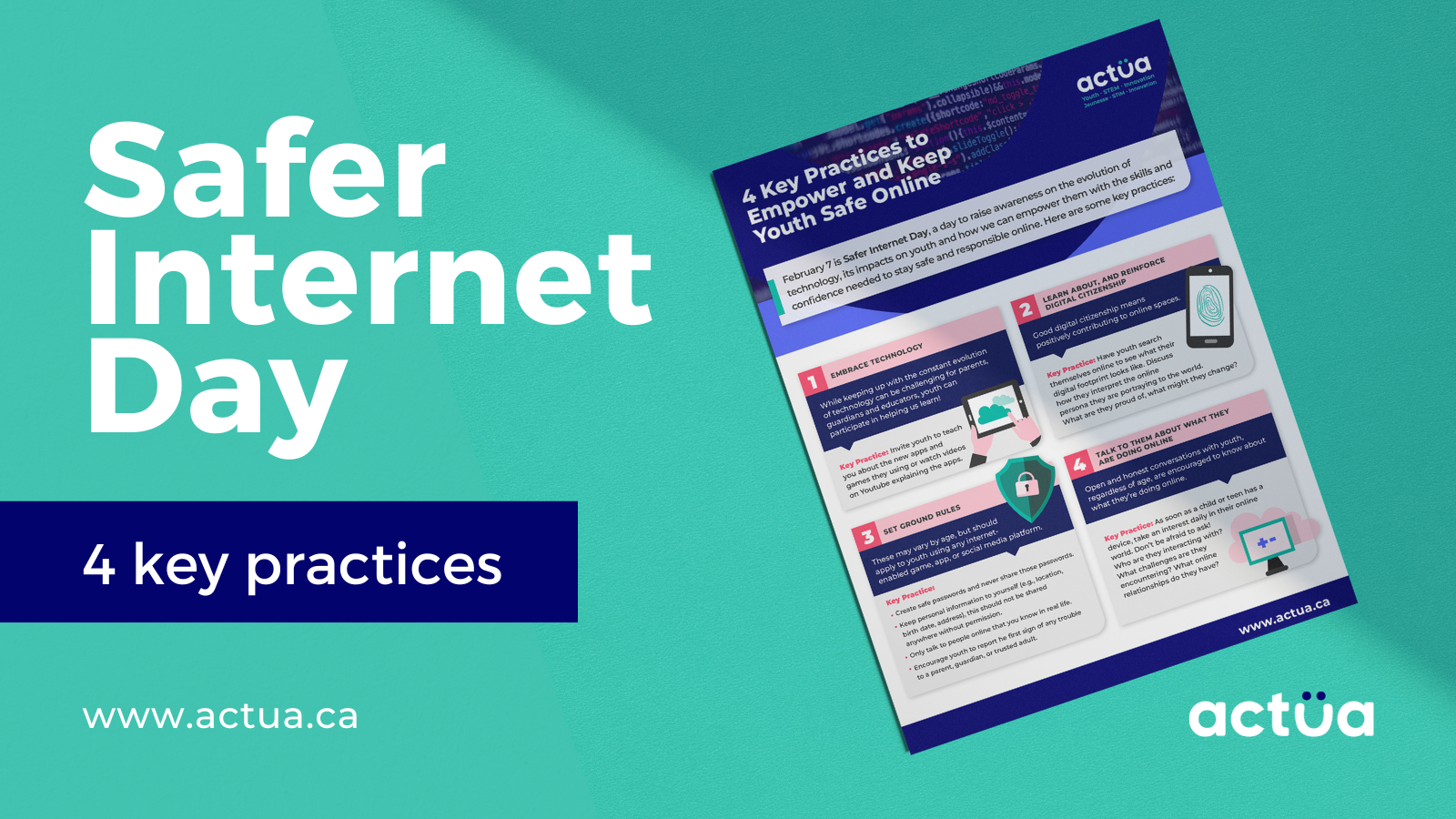 4 Key Practices to Empower and Keep Youth Safe Online Actua